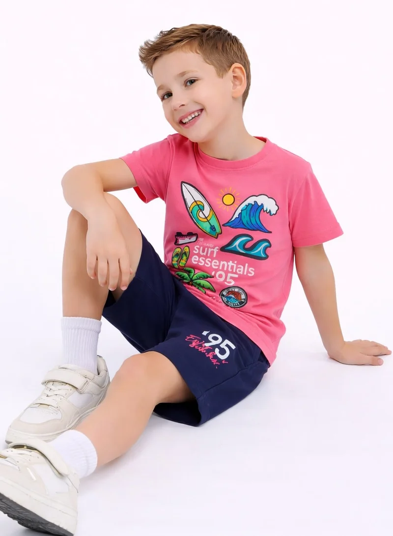 victor and jane Boys Surf Essentials T-Shirt & Shorts Set